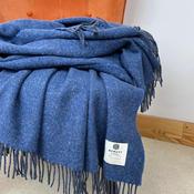 McNutt Of Donegal Forever Ocean Throw, Forever Ocean Blue
