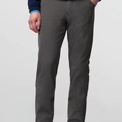 Meyer Chicago Fine Micro Modern Fit Chinos, Mid Grey