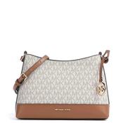 MICHAEL Michael Andie Small Monogram Crossbody Bag, White Multi image