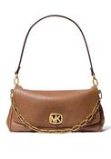 MICHAEL Michael Kors Bryant Large Textured Leather Shoulder Bag, Brown image