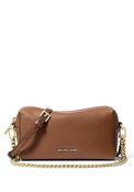 MICHAEL Michael Kors Bryant Pebbled Leather Small Crossbody Bag, Brown image