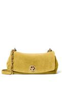 MICHAEL Michael Kors Bryant Small Suede Convertible Shoulder Bag, Chartreuse image