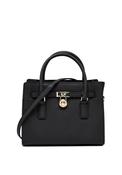 MICHAEL Michael Kors Hamilton Moderne Small Satchel Bag, Black image