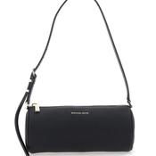 Michael Kors Izzy Pebbled Leather Barrel Shoulder Bag, Black