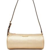 MICHAEL Michael Kors Izzy Small Pebbled Leather Barrel Shoulder Bag, Gold