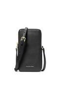 MICHAEL Michael Kors Jet Set Small Pebbled Leather Crossbody Bag, Black image