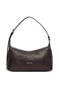 MICHAEL Michael Kors Teddy Pebbled Shoulder Bag, Chocolate Brown image