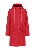 Micha Coated Hooded Rain Jacket, Red image