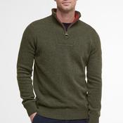 Barbour Men’s Nelson Essential Knit Half Zip Sweater, Seaweed Green image