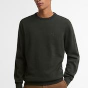 Barbour Men’s Pima Cotton Crew Neck Sweater, Sage Green image