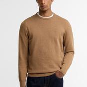 Barbour Men’s Pima Cotton Crew Neck Sweater, Sand Beige image
