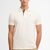Barbour Men’s Tartan Pique Polo Shirt, Cream image