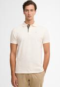 Barbour Men’s Tartan Pique Polo Shirt, Cream image