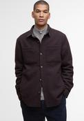 Barbour Men’s Marlow Tailored Overshirt, Dark Brown image