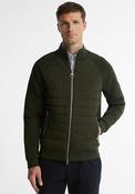 Barbour Men’s Thornton Quilted Full Zip Sweat Jacket, Green image