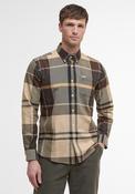 Barbour Men’s Bearpark Tartan Tailored Shirt, Dark Beige Multi image