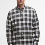 Barbour Men’s Telfield Check Shirt, Olive Green Multi image