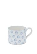 Murmur Livia Floral Print Mug, Ballintoy Blue image