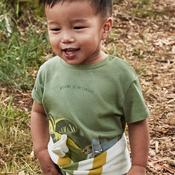 Mayoral Baby Boy Short Sleeve Jungle Tee, Green