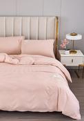 Home Interiors Lily Cotton Melbourne Duvet Cover Set, Pink image