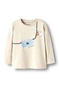 Name It Mini Boy Vux Long Sleeve Top, Beige image