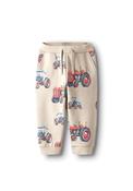 Name It Mini Boy Tractor Prints Joggers, Beige image