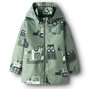 Name It Mini Boy Max Tractor Long Sleeve Jacket, Green image