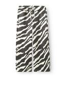Name It Kid Girl Felias Wide Leg Zebra Trouser, Black image