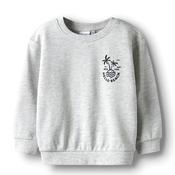 Name It Mini Boy Vasse Long Sleeve Sweater, Light Grey Melange