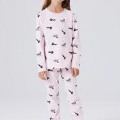 Name It Kid Girl Ballerina Horse Pyjama Set, Pink image