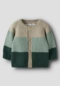 Name It Baby Boy Noller Long Sleeve Knit Cardigan, Green image