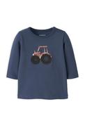 Name It Baby Boy Lenard Tractor Long Sleeve Top, Navy image