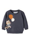 Name It Baby Boy Neil Long Sleeve Sweater, Navy image