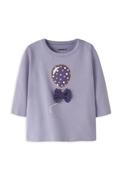 Name It Baby Girl Nivas Balloon Long Sleeve Top, Purple image