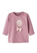 Name It Baby Girl Nivas Balloon Long Sleeve Top, Pink image
