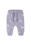 Name It Baby Girl Vandora Bird Print Pant, Purple image