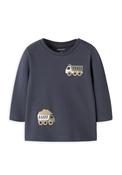 Name It Baby Boy Vacion Truck Long Sleeve Top, Navy image