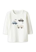 Name It Baby Boy Remus Long Sleeve Top, White image
