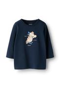 Name It Baby Boy Benedict Long Sleeve Top, Navy image
