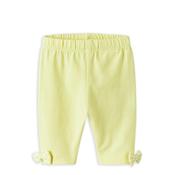 Name It Baby Girl Funniez Capri Bow Legging, Yellow image