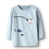 Name It Baby Boy Fakir Long Sleeve Top, Blue