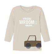 Name It Baby Boy Sloom Long Sleeve Top, Jet Stream