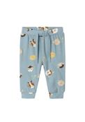 Name It Baby Boy Larn Animal Print Pant, Blue image