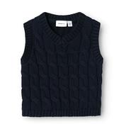 Name It Baby Boy Remon Knit Vest, Dark Sapphire image