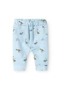 Name It Baby Boy Dinos Print Pant, Celestial Blue image
