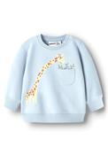 Name It Baby Boy Hall Giraffe Long Sleeve Sweater, Blue image