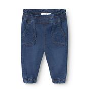 Name It Baby Girl Rose Jeans, Dark Blue Denim
