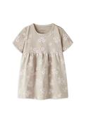 Name It Baby Girl Vandora Floral Print Dress, Beige image