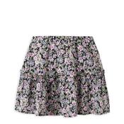Name It Kid Girl Darta Floral Skirt, Black image