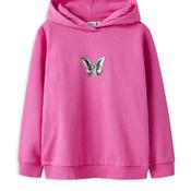 Name It Kid Girl Diviana Long Sleeve Hoody, Pink image